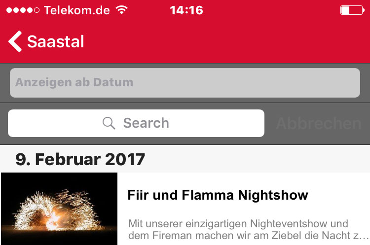 Feature Events